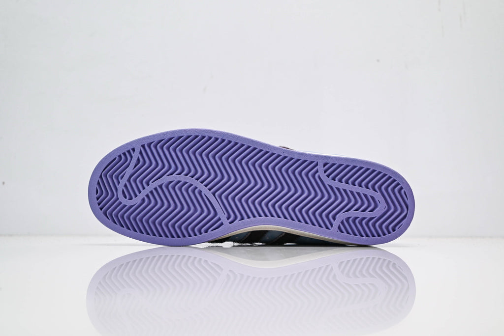 adidas Originals Superstar – Symmetric Blue Tie-Dye Upper with Purple & Brown Accents