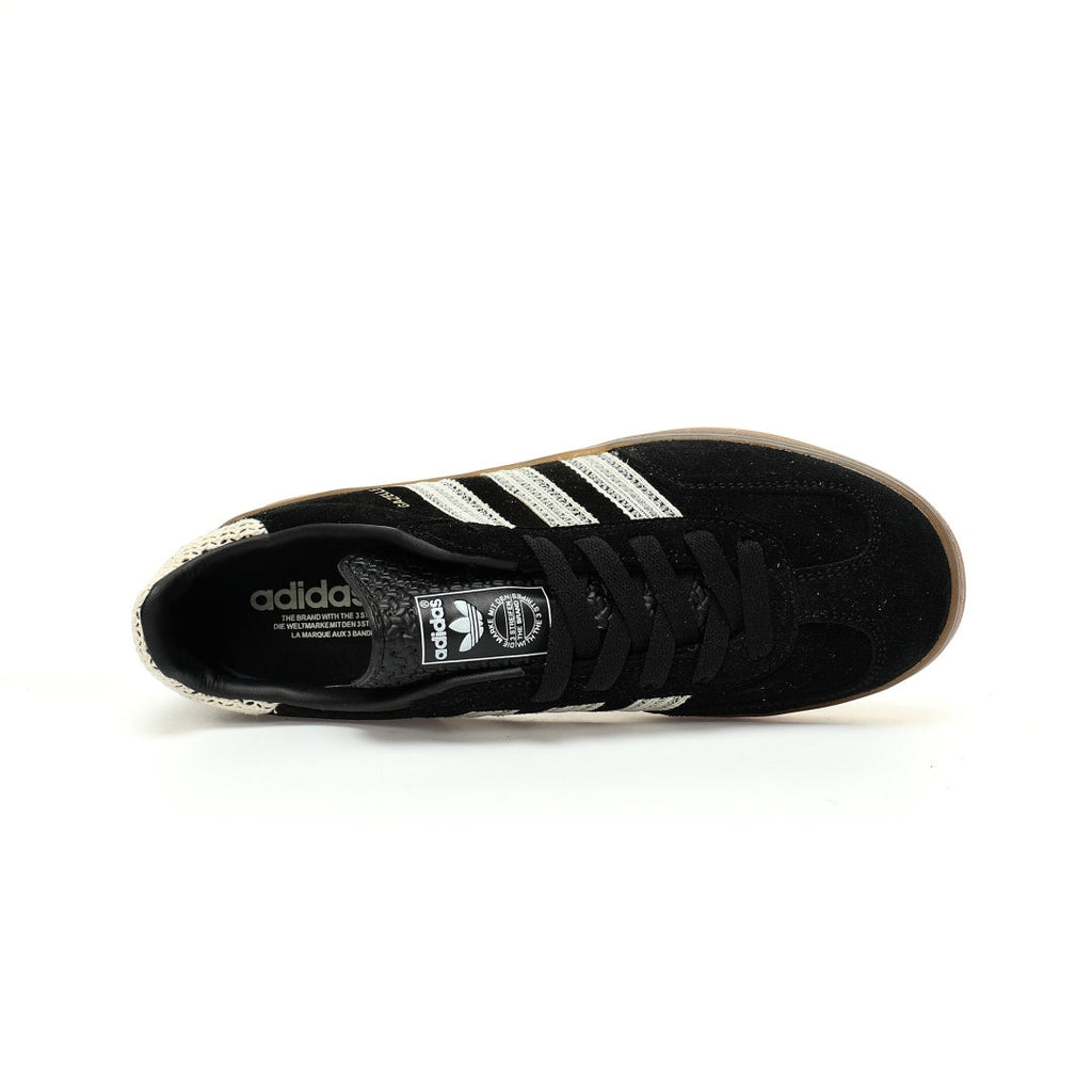 Adidas Originals Gazelle Indoor Black Off-White Gum Suede Sneaker