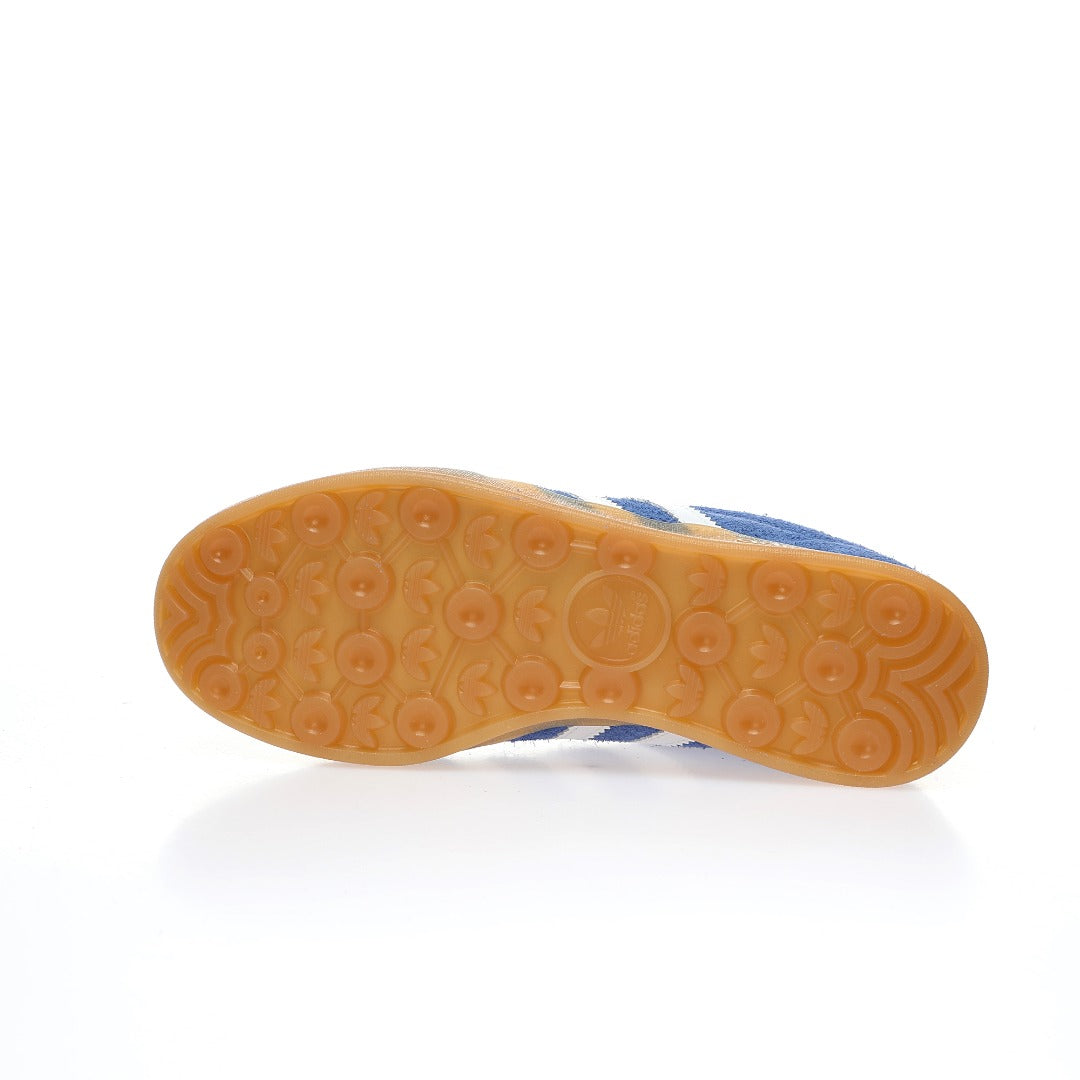 Adidas Originals Gazelle Indoor – Blue / White Gum Suede Low-Top Sneakers