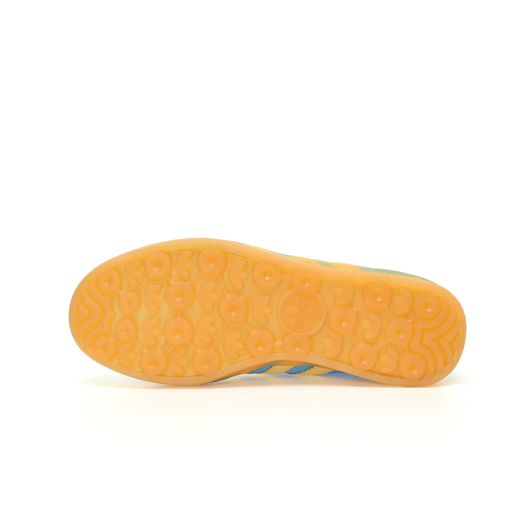 Adidas Originals Gazelle Indoor – Light Blue / Yellow Gum Suede Low-Top Sneakers