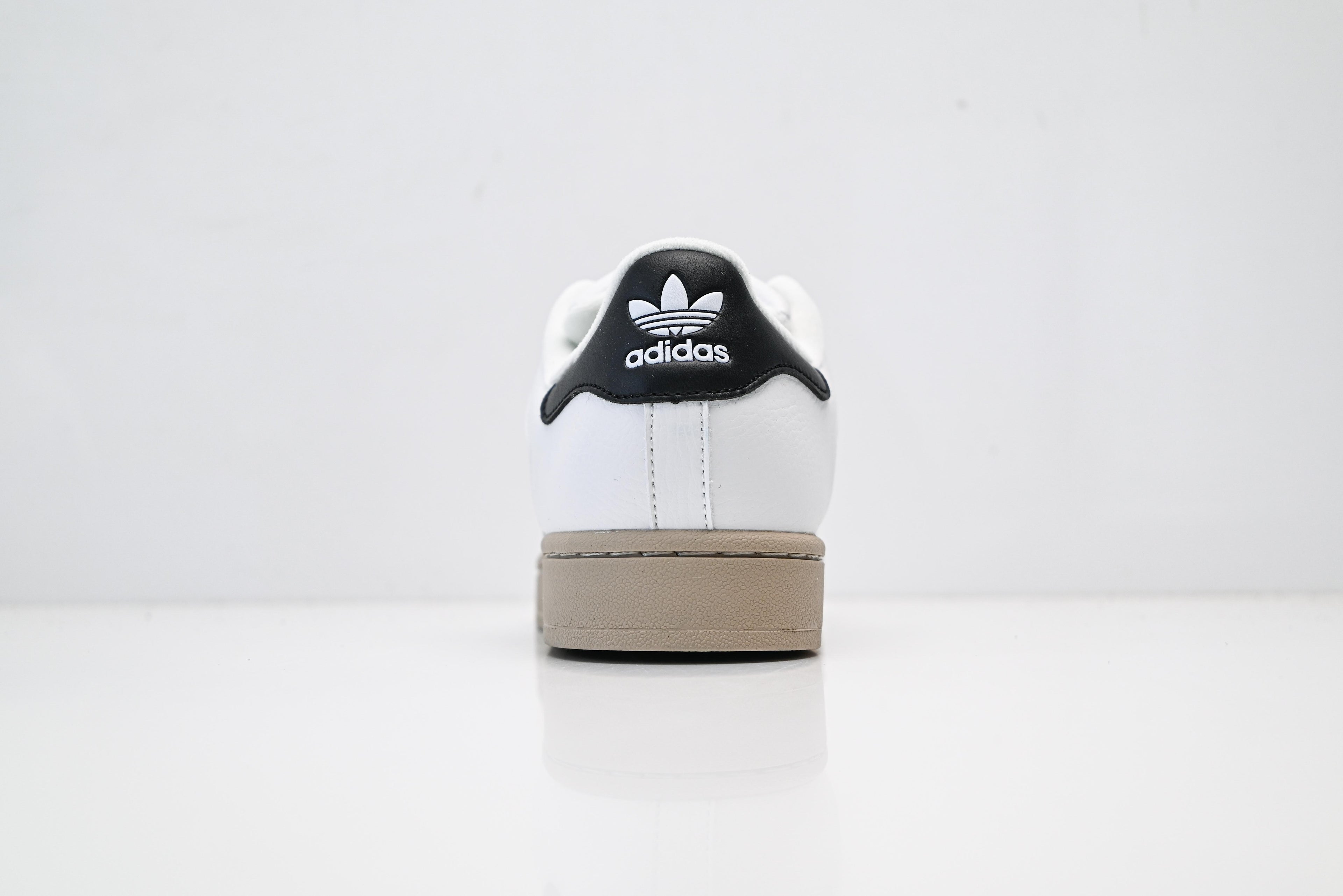 adidas Originals Superstar — White Grey Suede Mix & Black Beige | Shell Toe