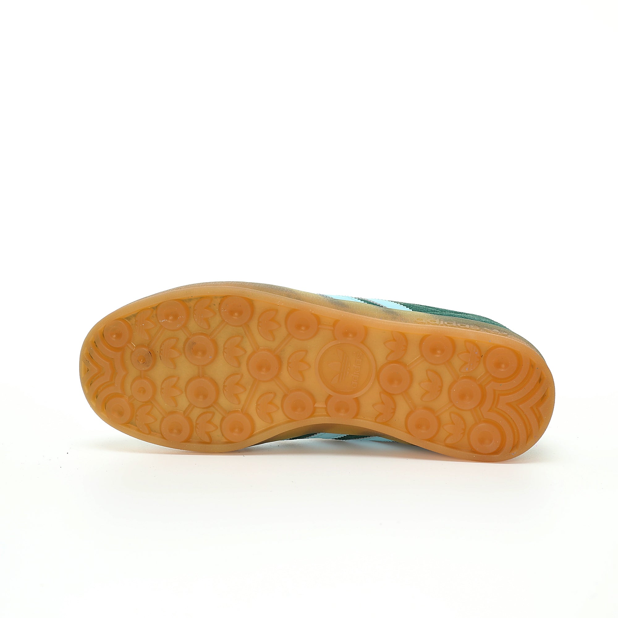 Adidas Originals Gazelle Indoor – Green / Light Blue Gum Suede Low-Top Sneakers