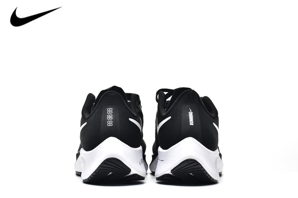 Nike Air Zoom Pegasus 37 – Black / White Mesh Running Sneakers