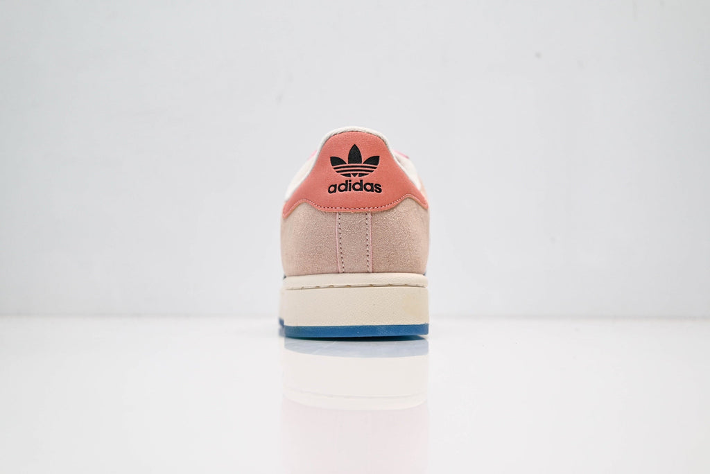 adidas Originals Superstar – Pink Suede with Black 3-Stripes & Blue Outsole