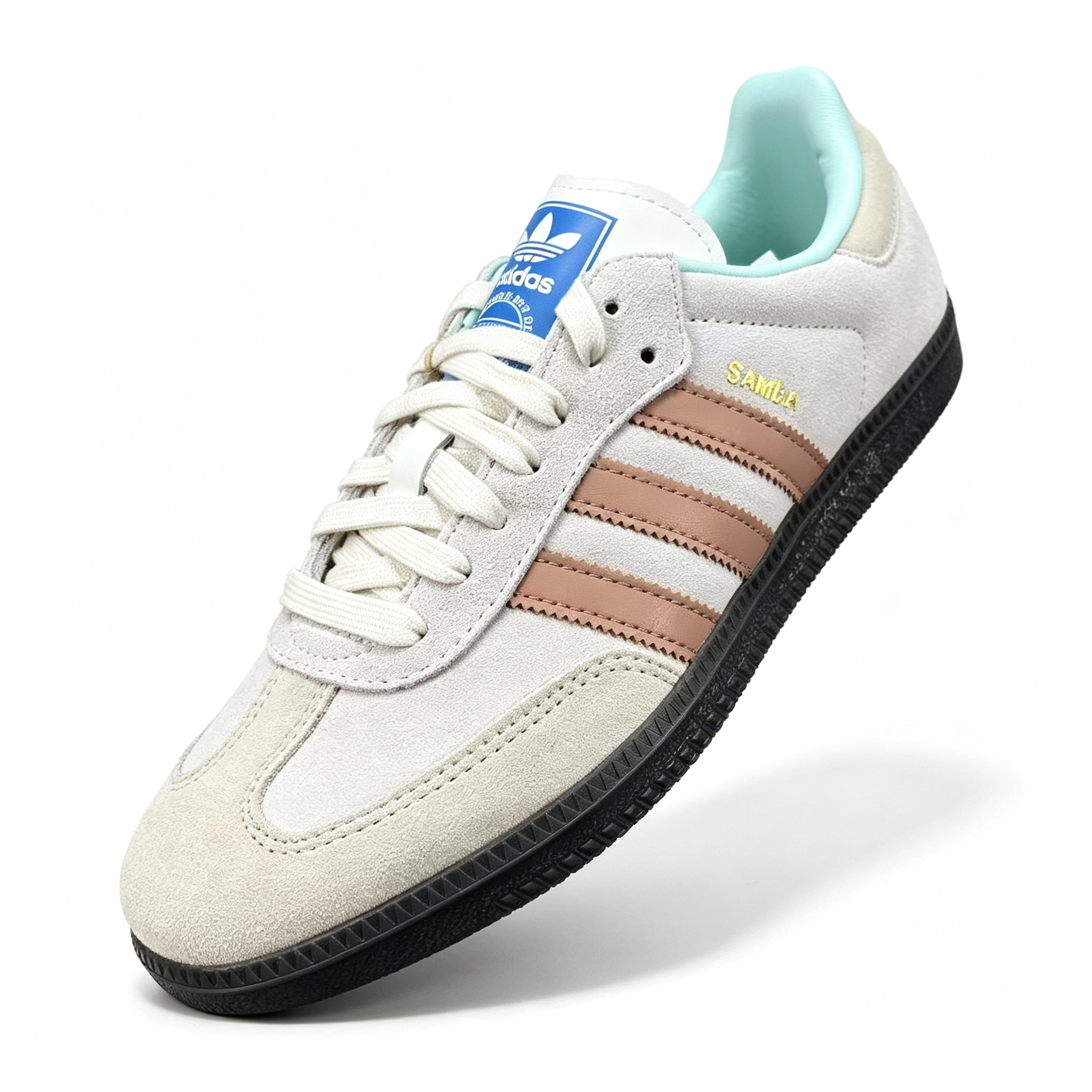 adidas Originals Samba OG Women's Sneakers – Off-White / Clay / Mint / Black
