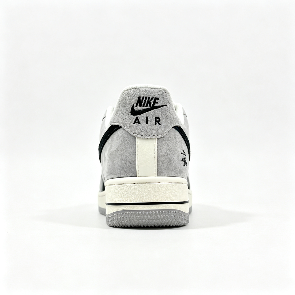 Stüssy ✕ Nike Air Force 1 Low – Black / Grey / Sail