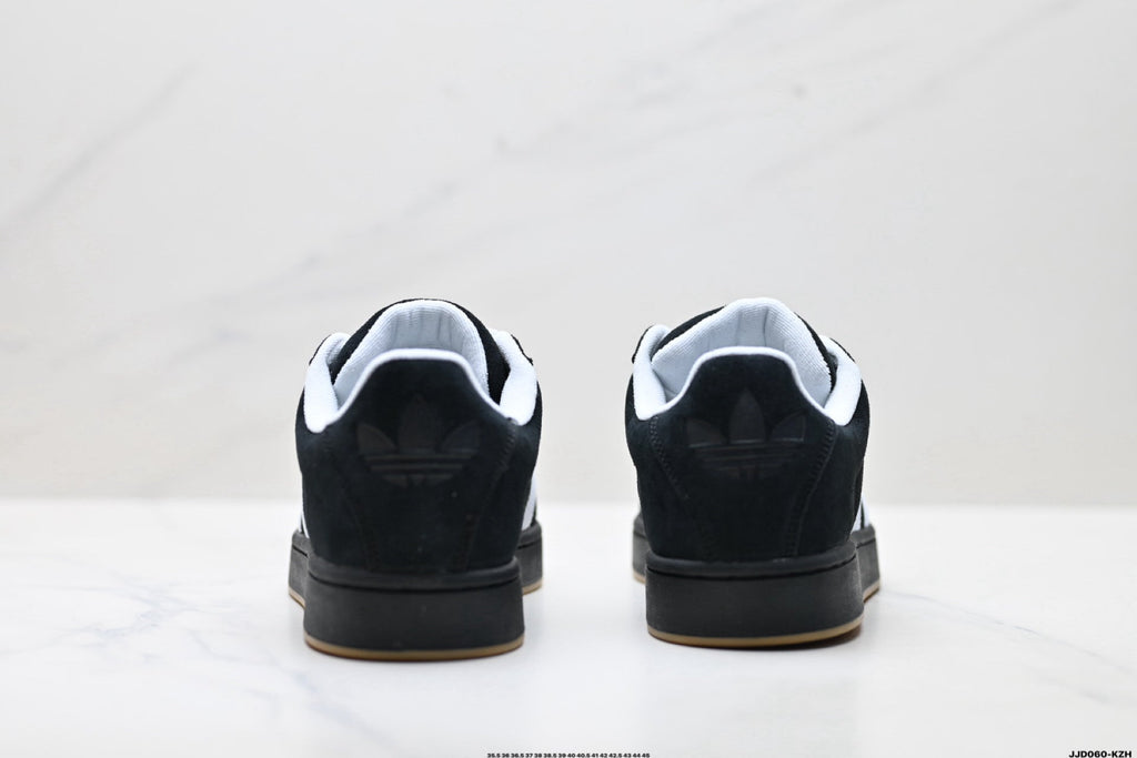 adidas Originals Superstar — Black Suede & White | Gum Shell Toe