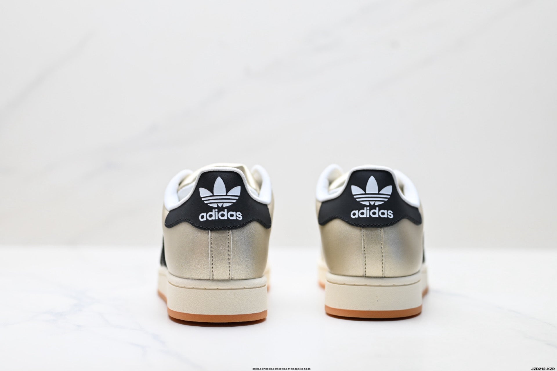 adidas Originals Superstar — Champagne Gold & Black | Gum Shell Toe