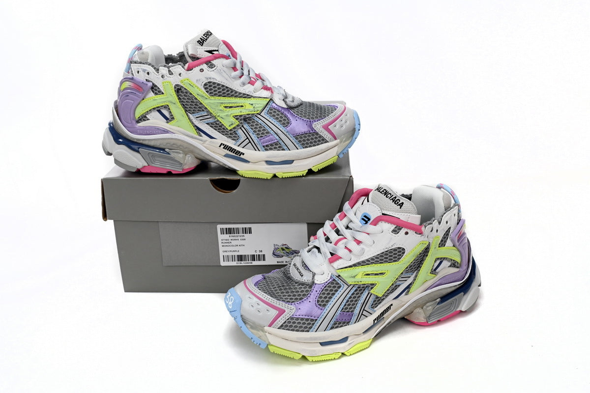Balenciaga Runner Sneaker – Distressed Low-Top
