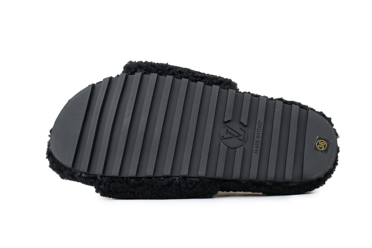 Louis Vuitton Teddy Slide Sandals【Black】