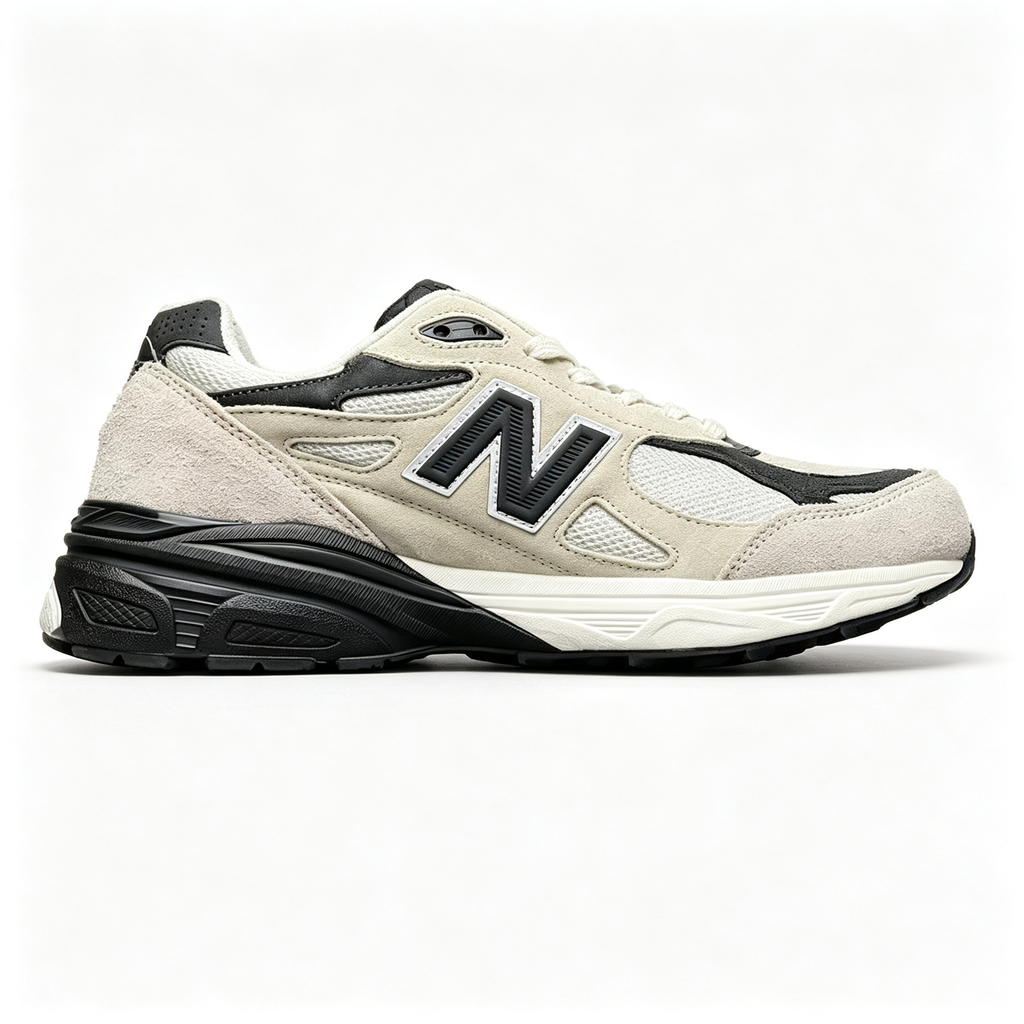 JJJJound x New Balance 990v3 Sneakers — Moonbeam