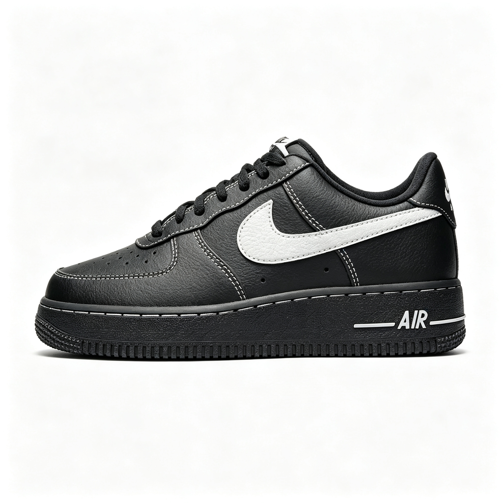 Nike Air Force 1 '07 Low – Contrast Stitch Black / White