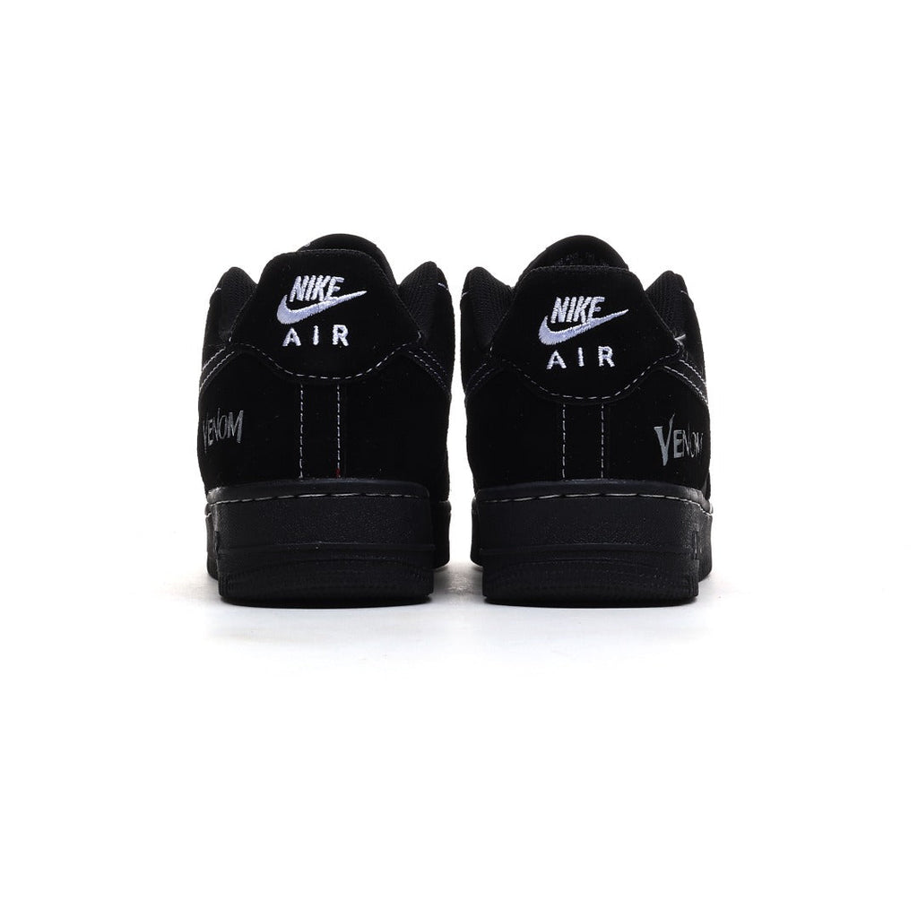 Nike Air Force 1 '07 Low 'Venom' – Black & White Marvel Custom Sneaker