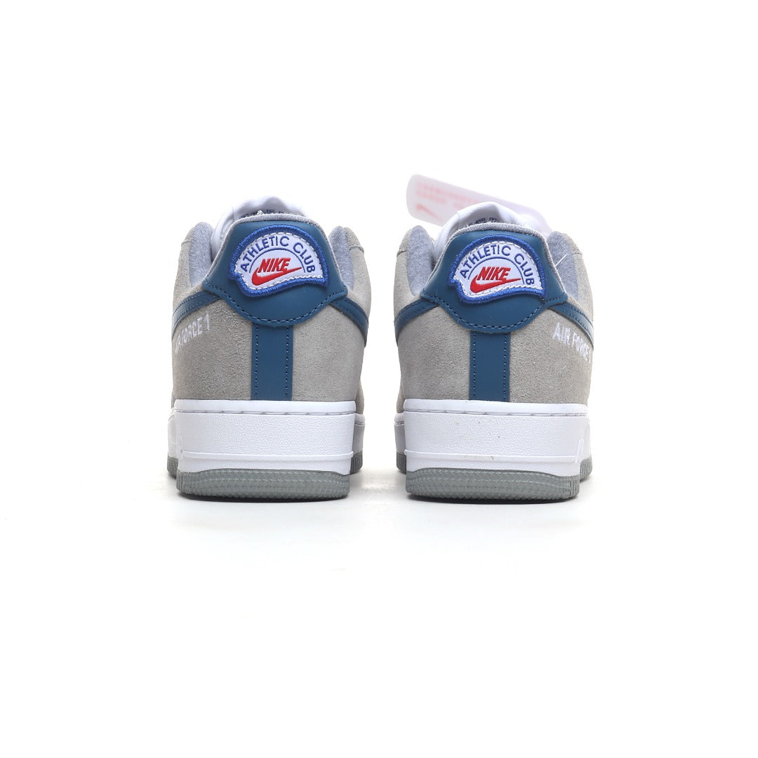 Nike Air Force 1 '07 LV8 'Athletic Club' – Light Smoke Grey / Marina / White
