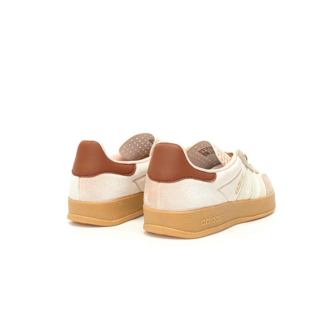 Adidas Originals Gazelle Indoor – Wonder Quartz / Cream Brown Gum Suede Low-Top Sneakers