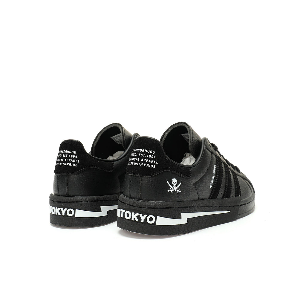 Adidas Originals Superstar Neighborhood – Black Leather Low-Top Sneakers