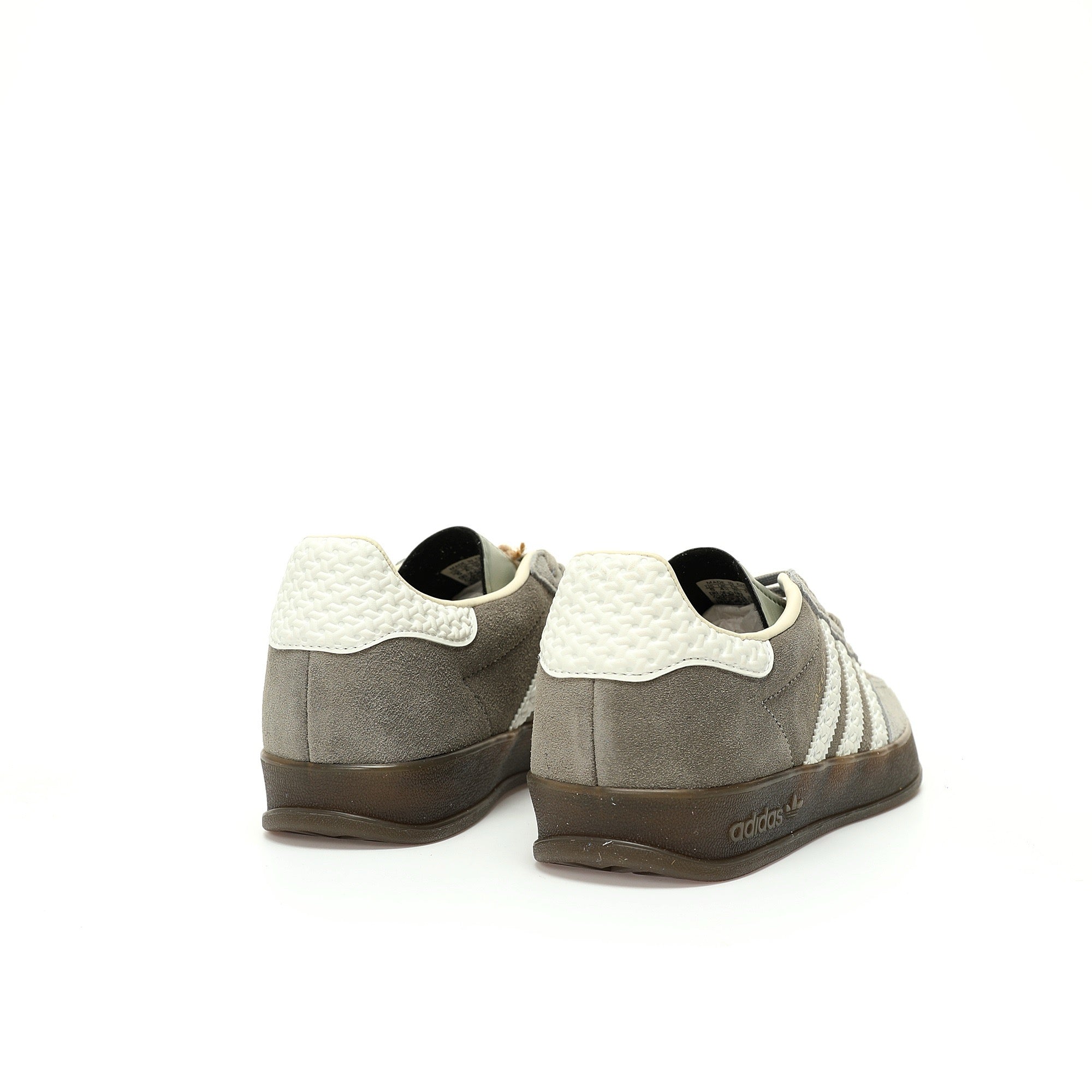 Adidas Originals Gazelle Indoor – Grey / White Gum Suede Low-Top Sneakers