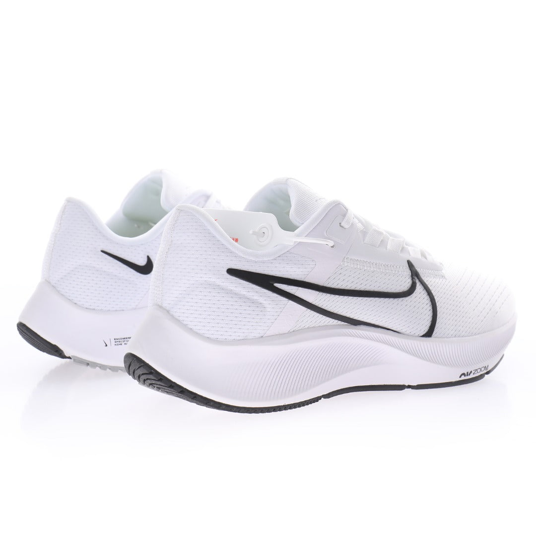 Nike Air Zoom Pegasus 38 – White / Black Mesh Running Sneakers