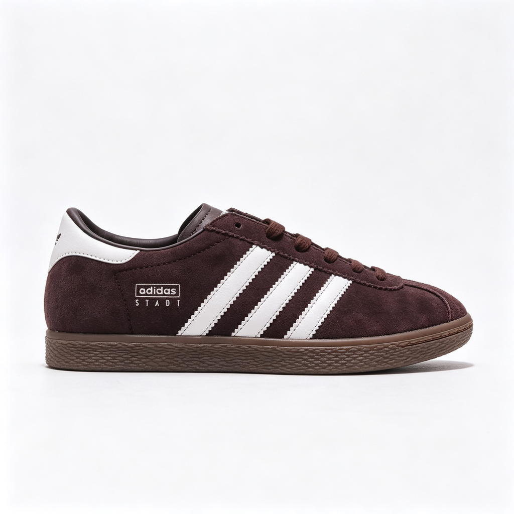 Adidas Originals Stadt 'Dark Brown / Cloud White'