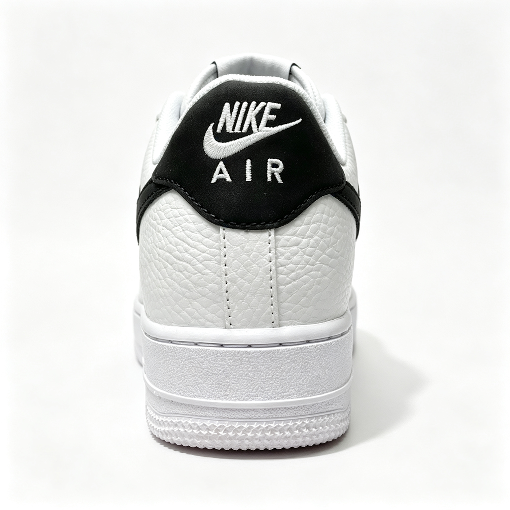 Nike Air Force 1 '07 Low 'White Black' – Premium Leather Low-Top Sneaker