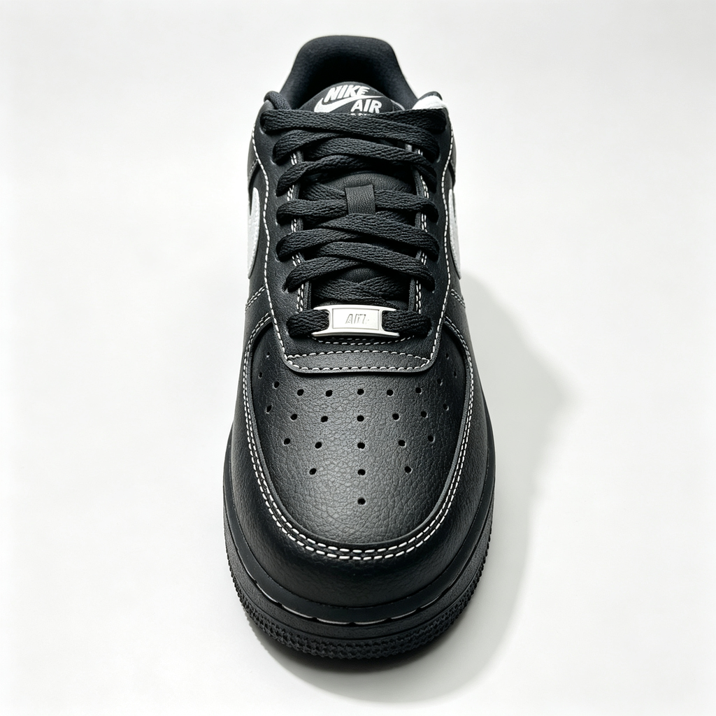 Nike Air Force 1 '07 Low – Contrast Stitch Black / White
