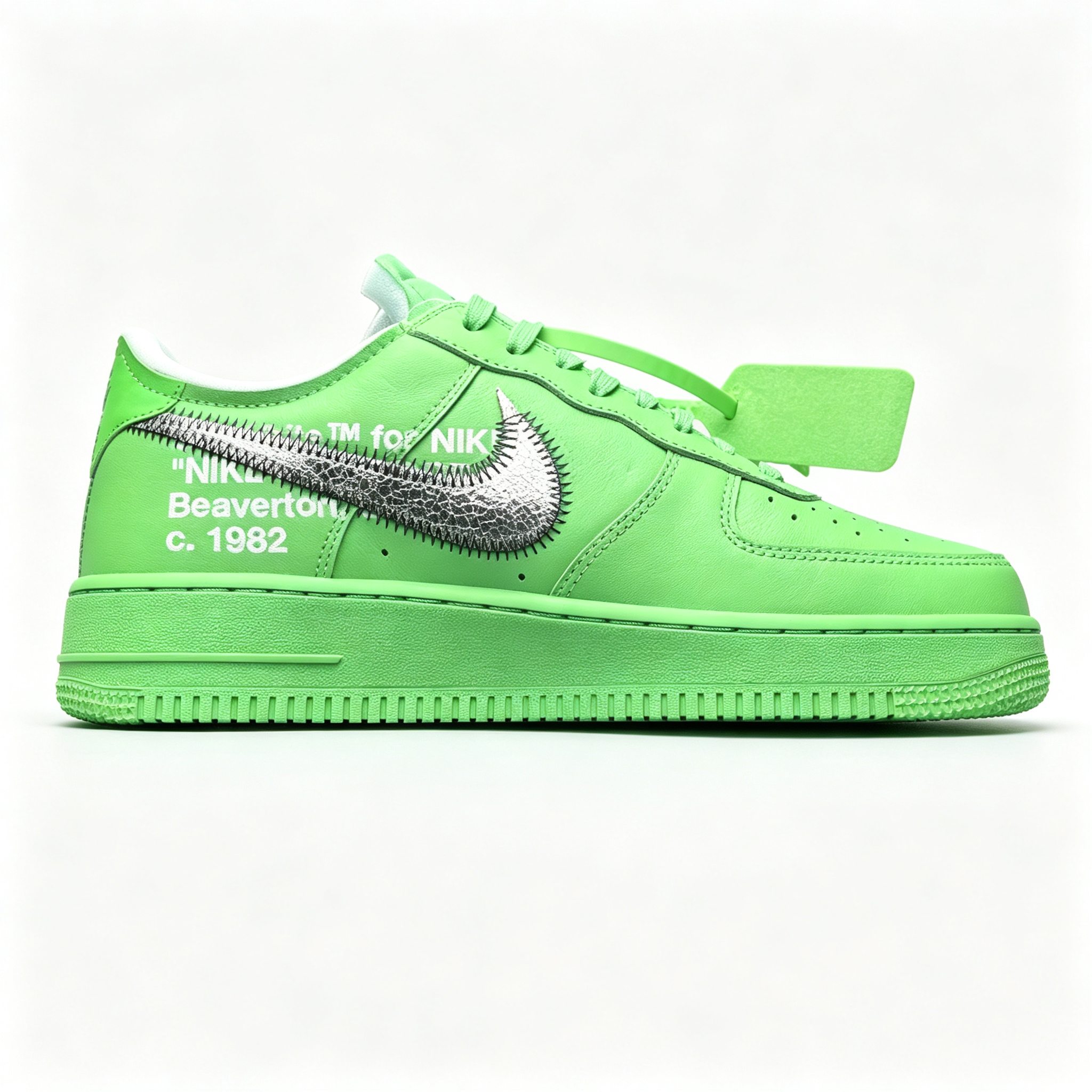 Off-White™ x Nike Air Force 1 Low 'Green Spark' – Virgil Abloh Collaboration