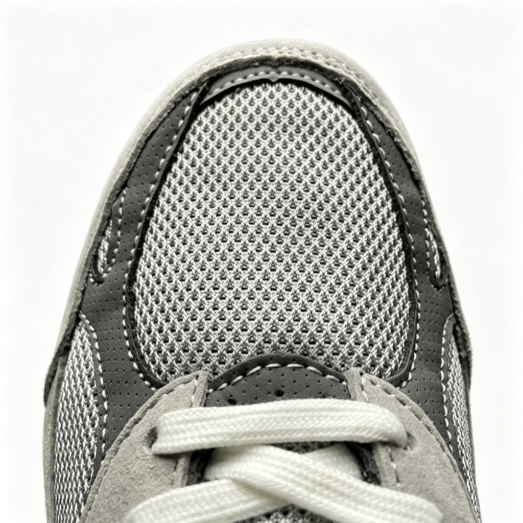 JJJJound x New Balance 990v3 Sneakers — Light Grey / Olive