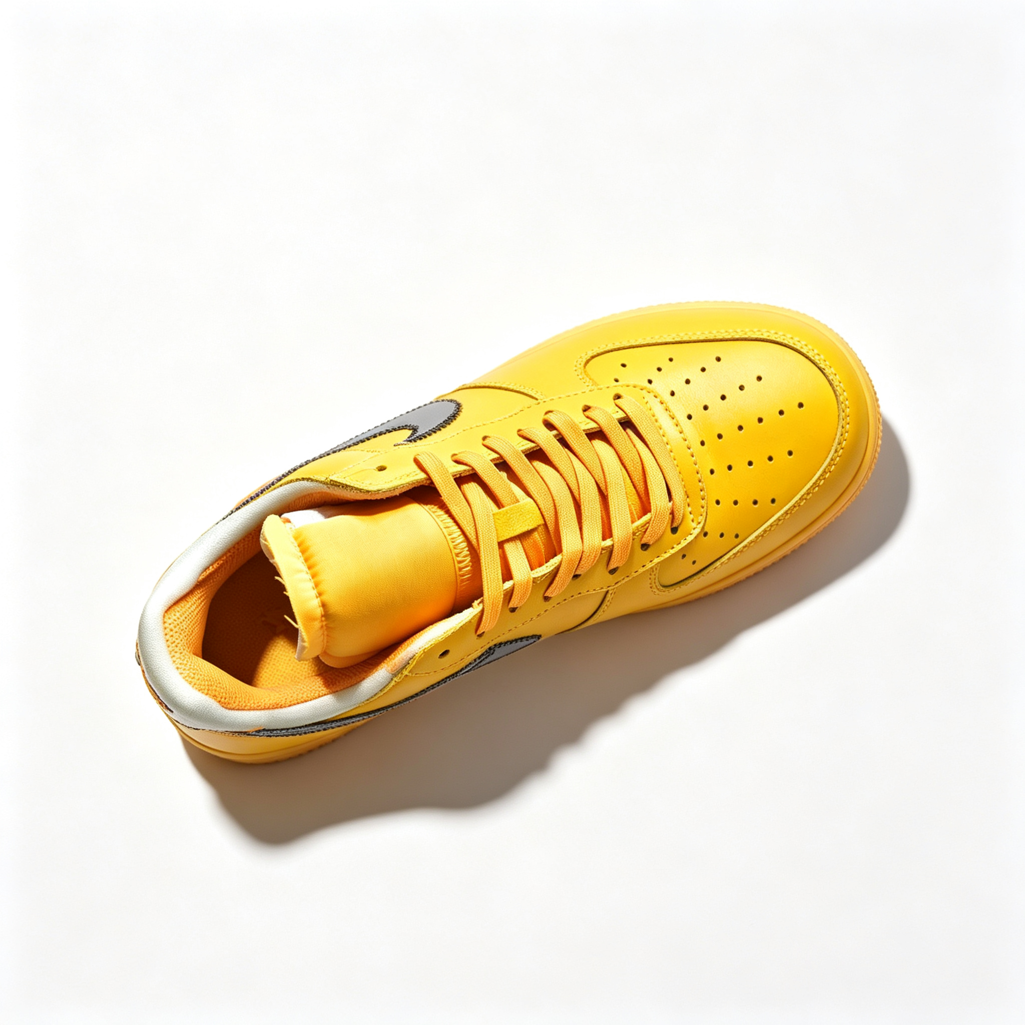Off-White ✕ Nike Air Force 1 Low – University Gold / Metallic Silver
