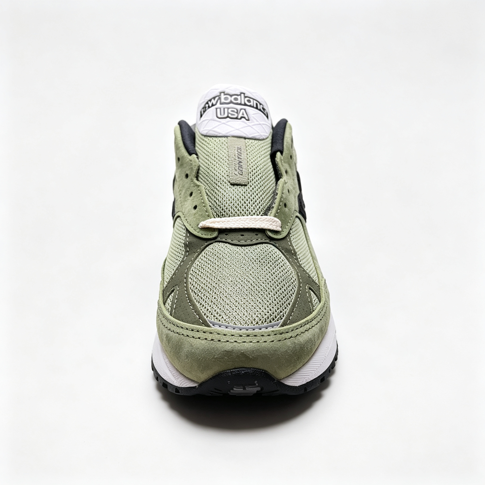JJJJound x New Balance 990v3 Sneakers — Olive / Black