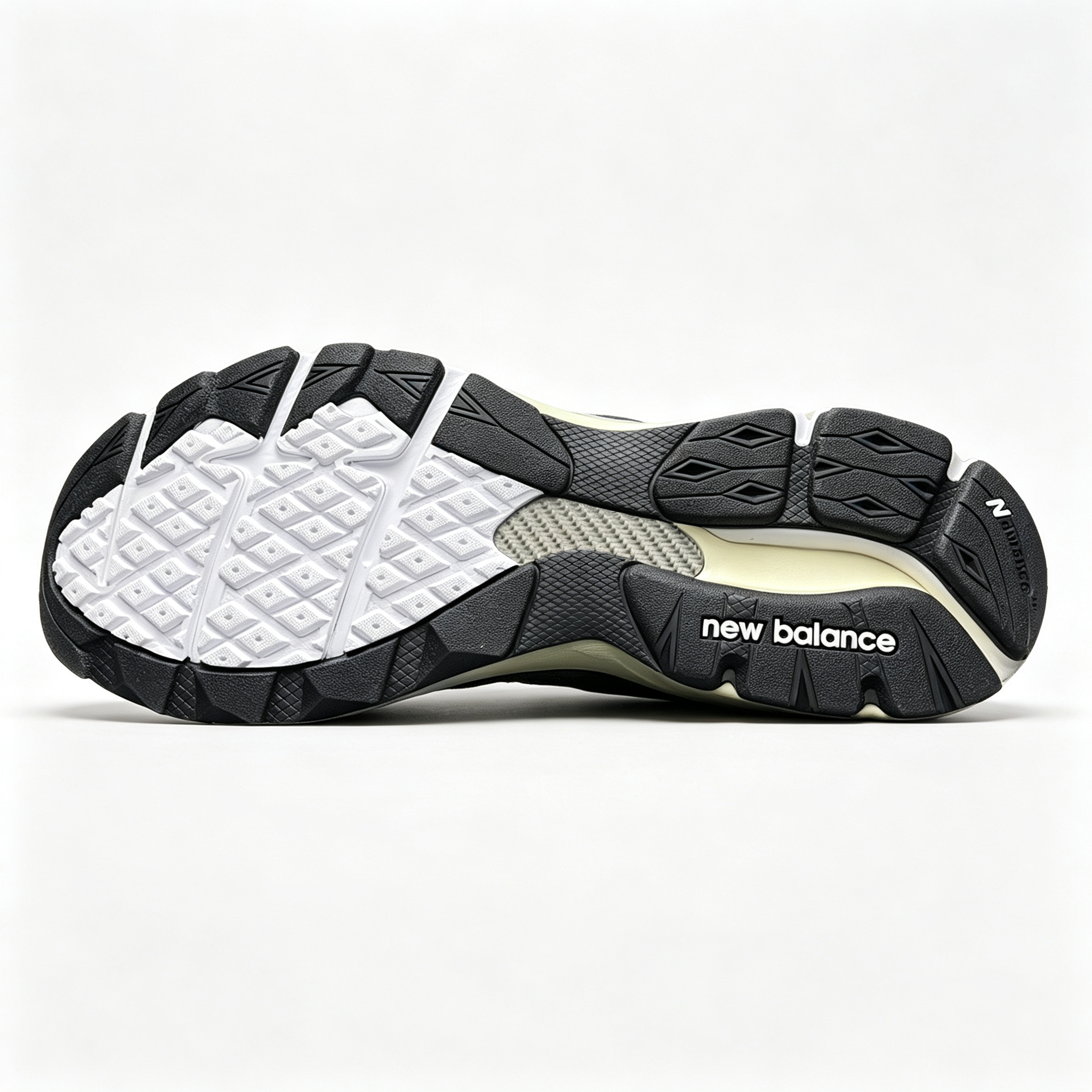 JJJJound x New Balance 990v3 Sneakers — Olive / Black