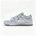 Nike Dunk Low BG — Marble Print / Light Blue / Silver Swoosh