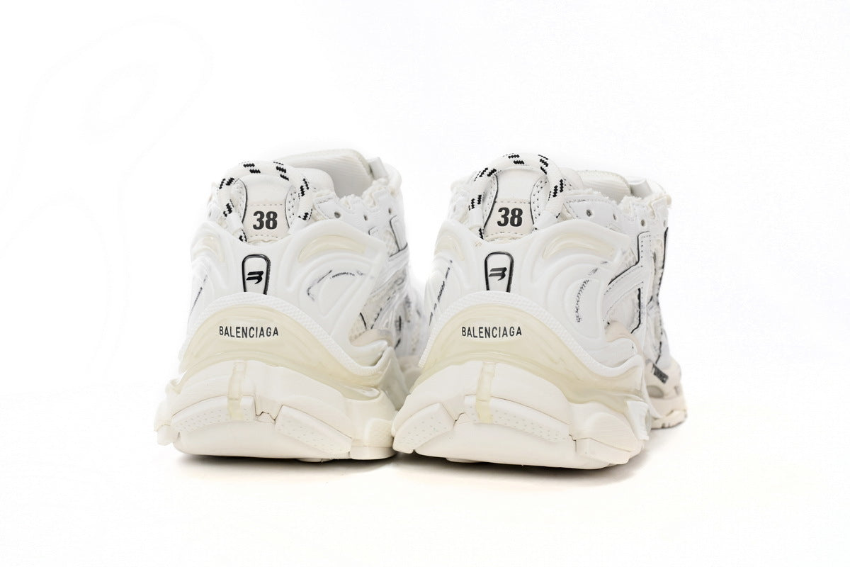 Balenciaga Runner Sneaker – Distressed Low-Top