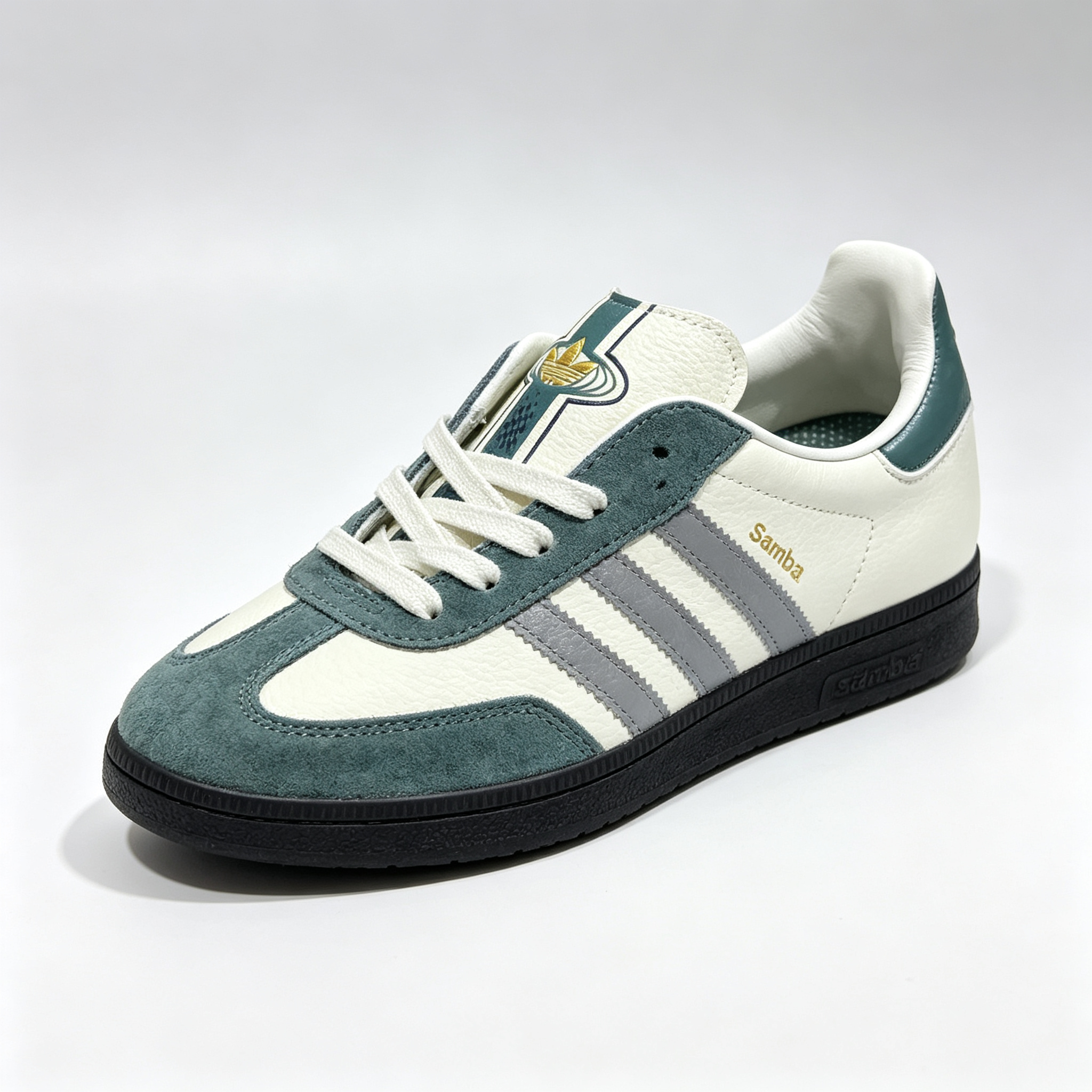 Adidas Originals Samba OG 'Off-White / Green / Grey'