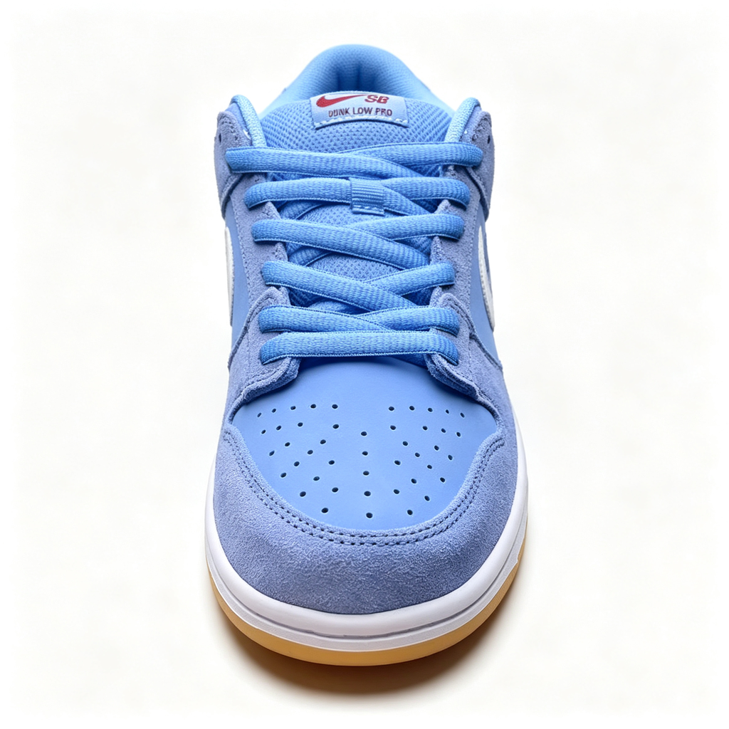 Nike SB Dunk Low 'Light Blue / Maroon / White / Gum'