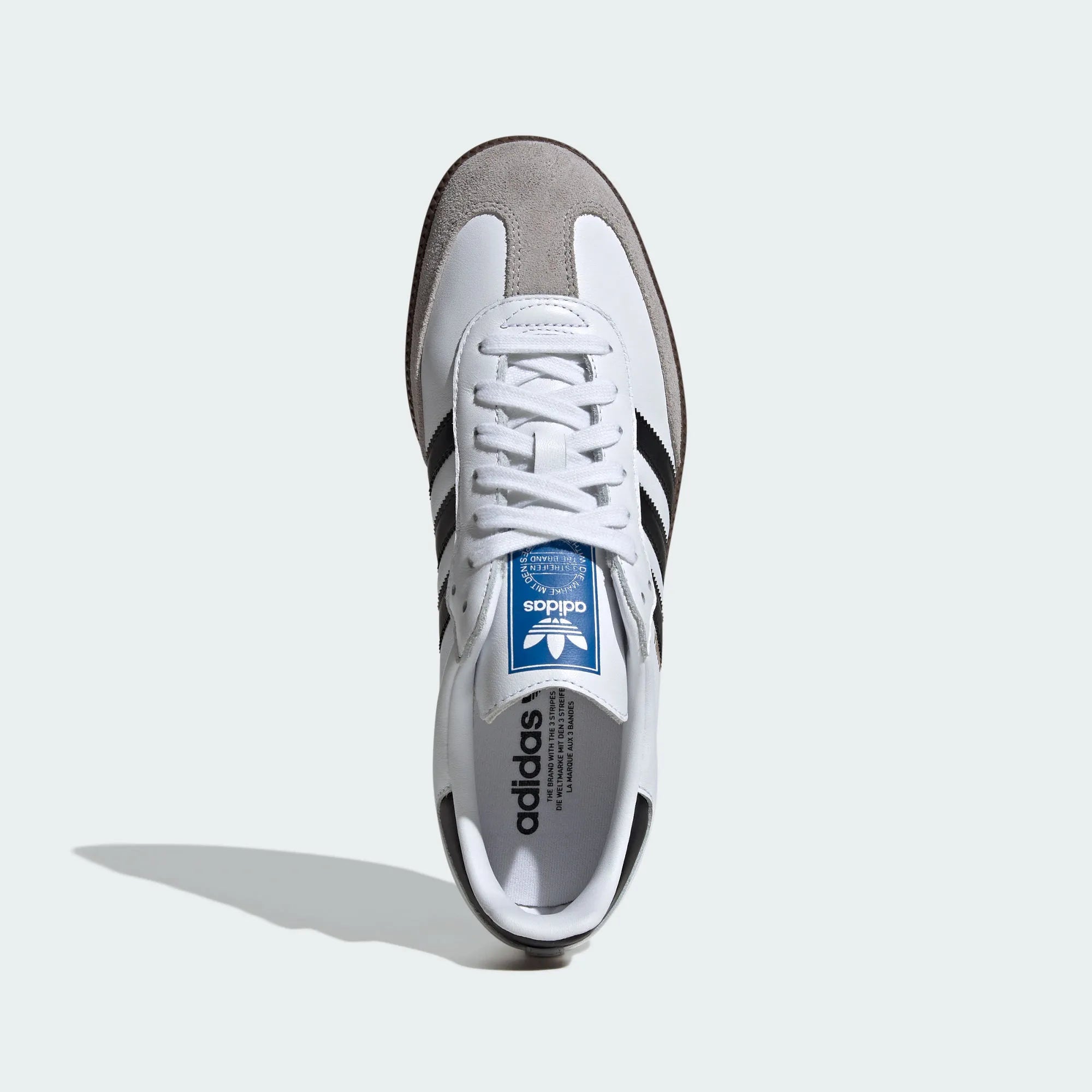 Adidas Originals – White / Black Leather Casual Sneakers