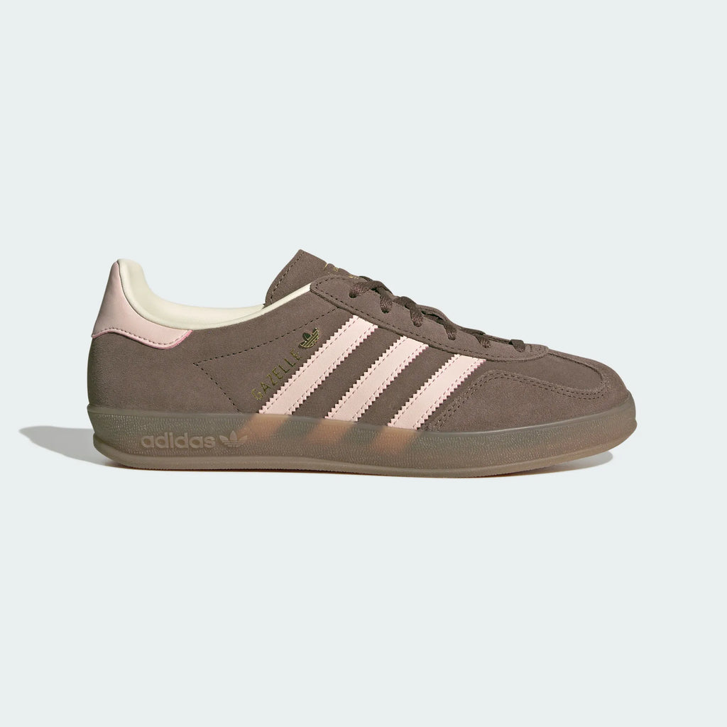 Adidas Originals – Dark Brown / Light Pink Suede Casual Sneakers