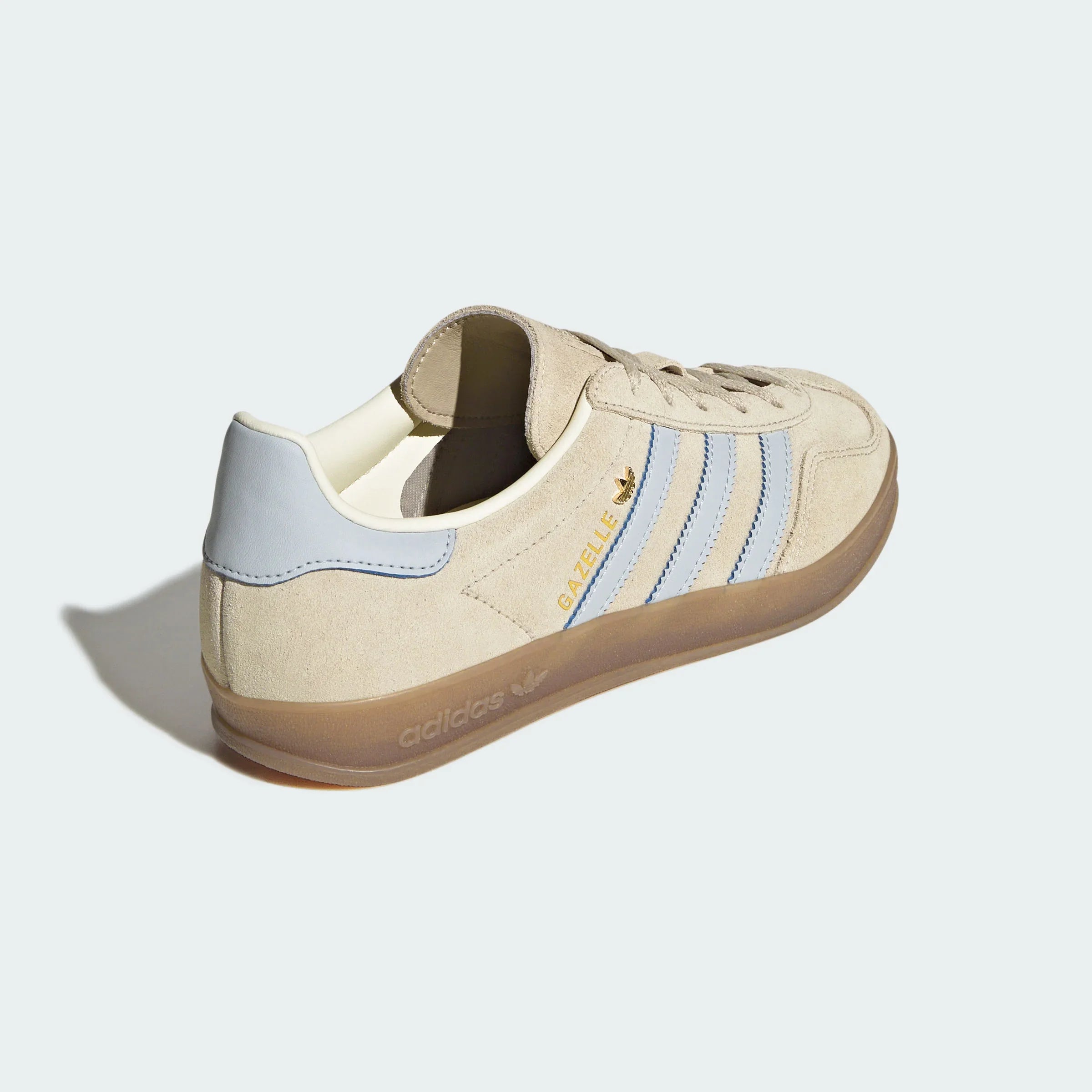 Adidas Originals – Beige / Light Blue Suede Casual Sneakers