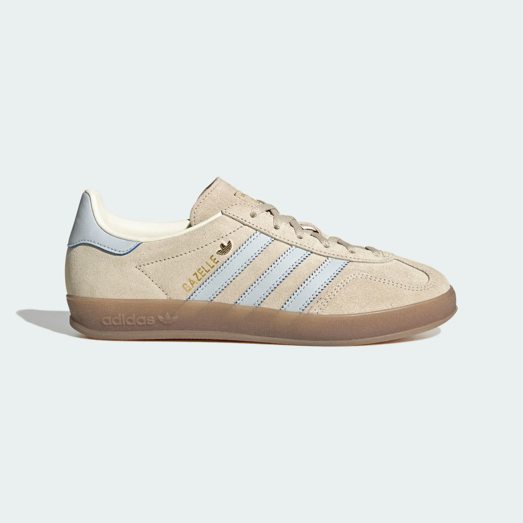 Adidas Originals – Beige / Light Blue Suede Casual Sneakers