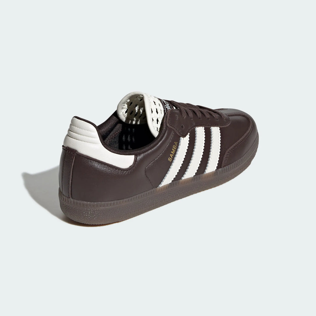 Adidas Originals – Dark Brown / Cream Leather Casual Sneakers