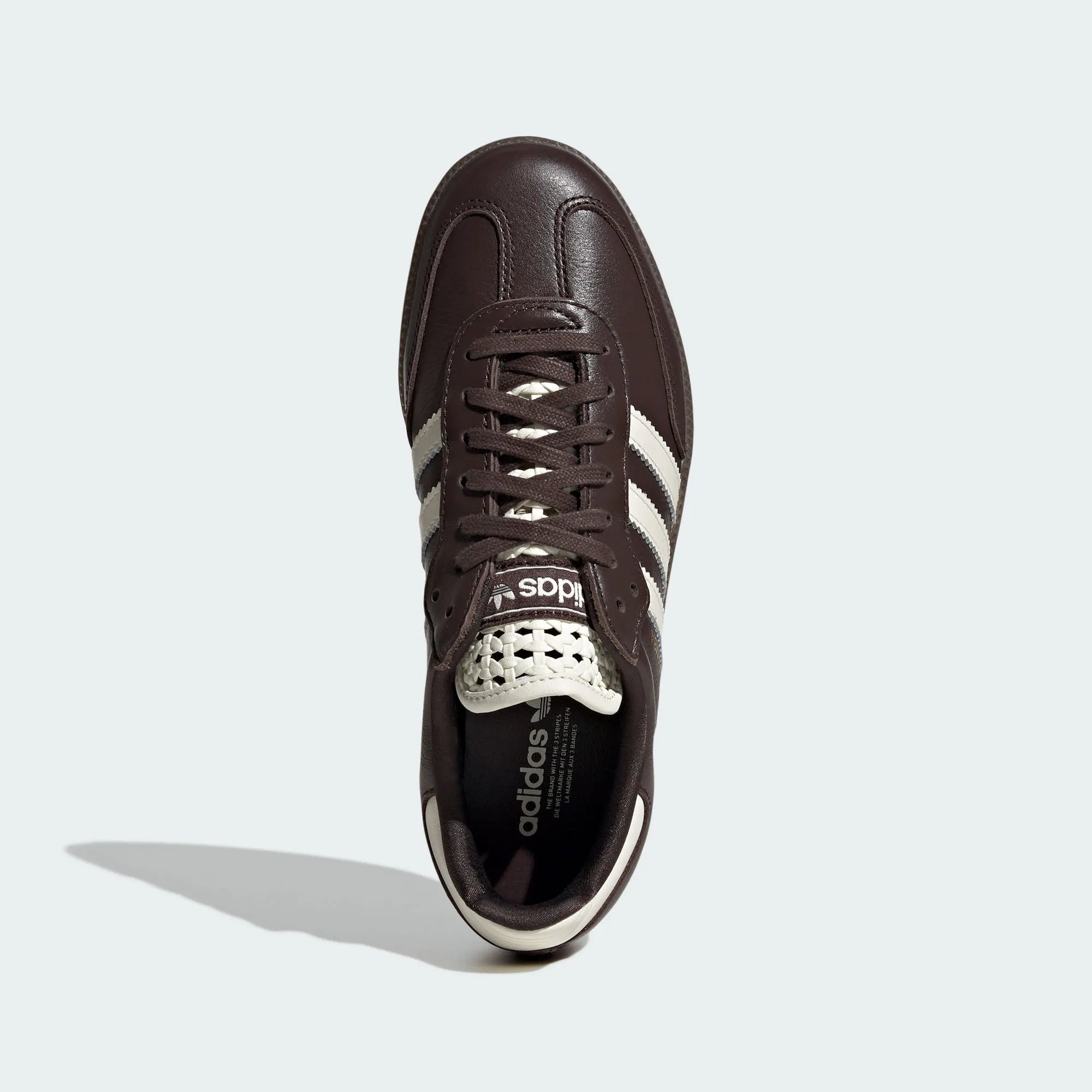 Adidas Originals – Dark Brown / Cream Leather Casual Sneakers