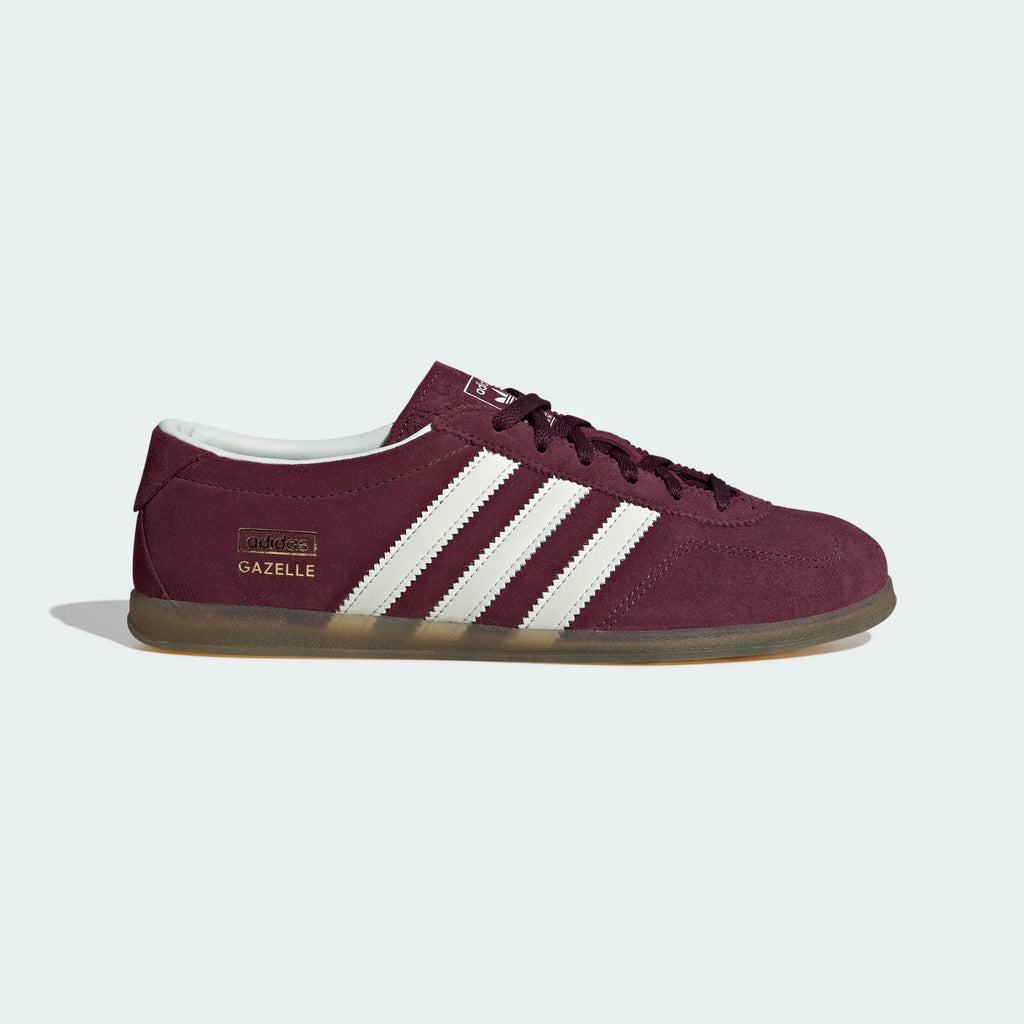 Adidas Originals – Burgundy / Off-White Suede Casual Sneakers