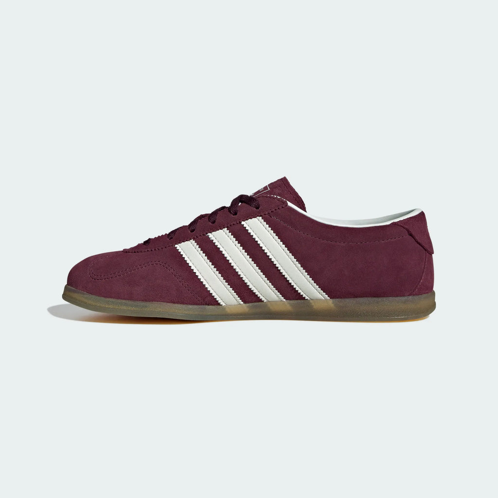 Adidas Originals – Burgundy / Off-White Suede Casual Sneakers