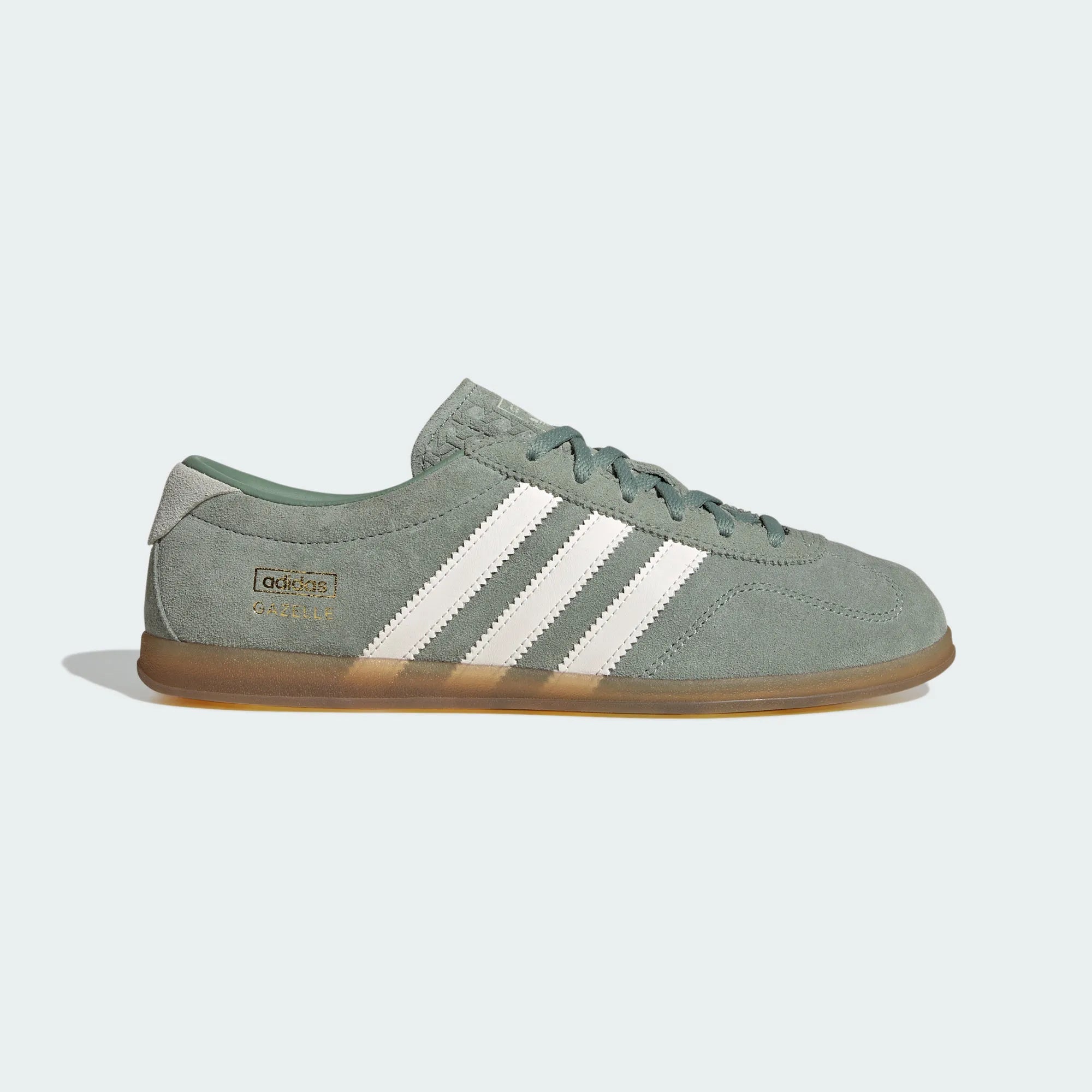 Adidas Originals – Sage Green / Off-White Suede Casual Sneakers