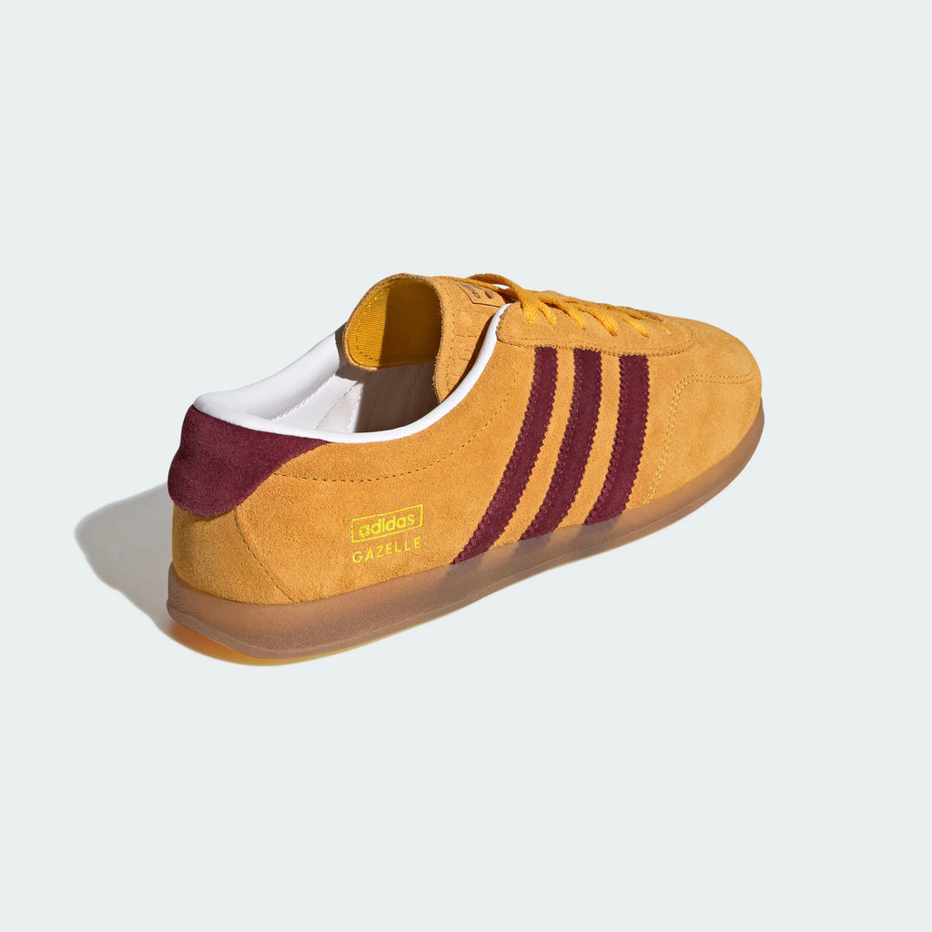 Adidas Originals – Golden Yellow / Burgundy Suede Casual Sneakers