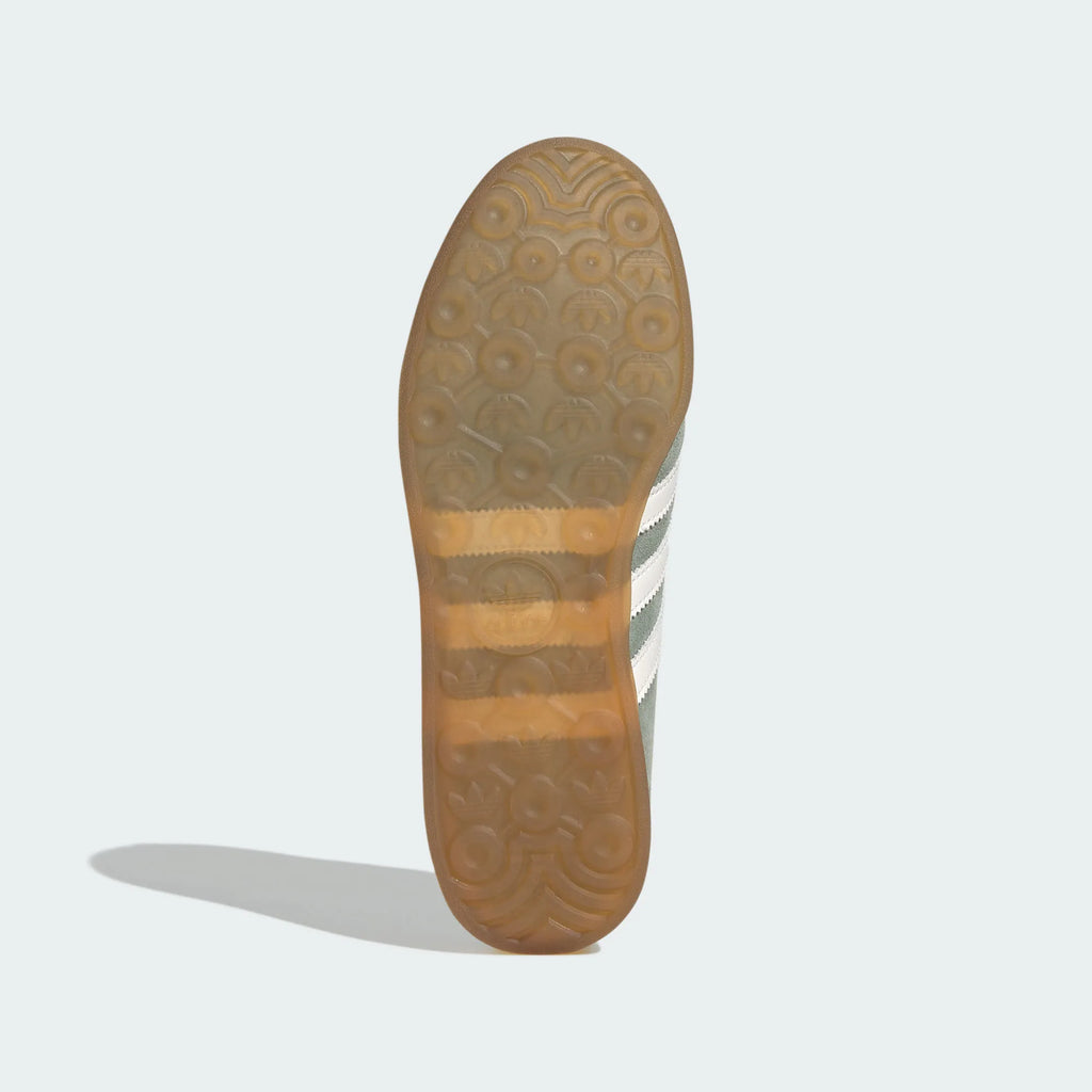 Adidas Originals – Sage Green / Off-White Suede Casual Sneakers