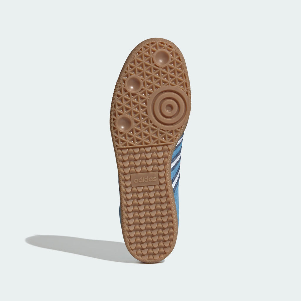 Adidas Originals – Light Blue / White Suede Casual Sneakers