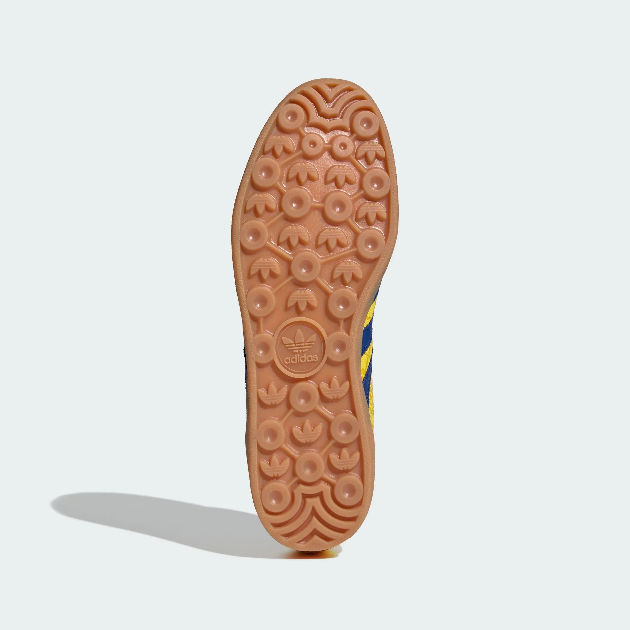 Adidas Originals – Yellow / Blue Jacquard Suede Casual Sneakers