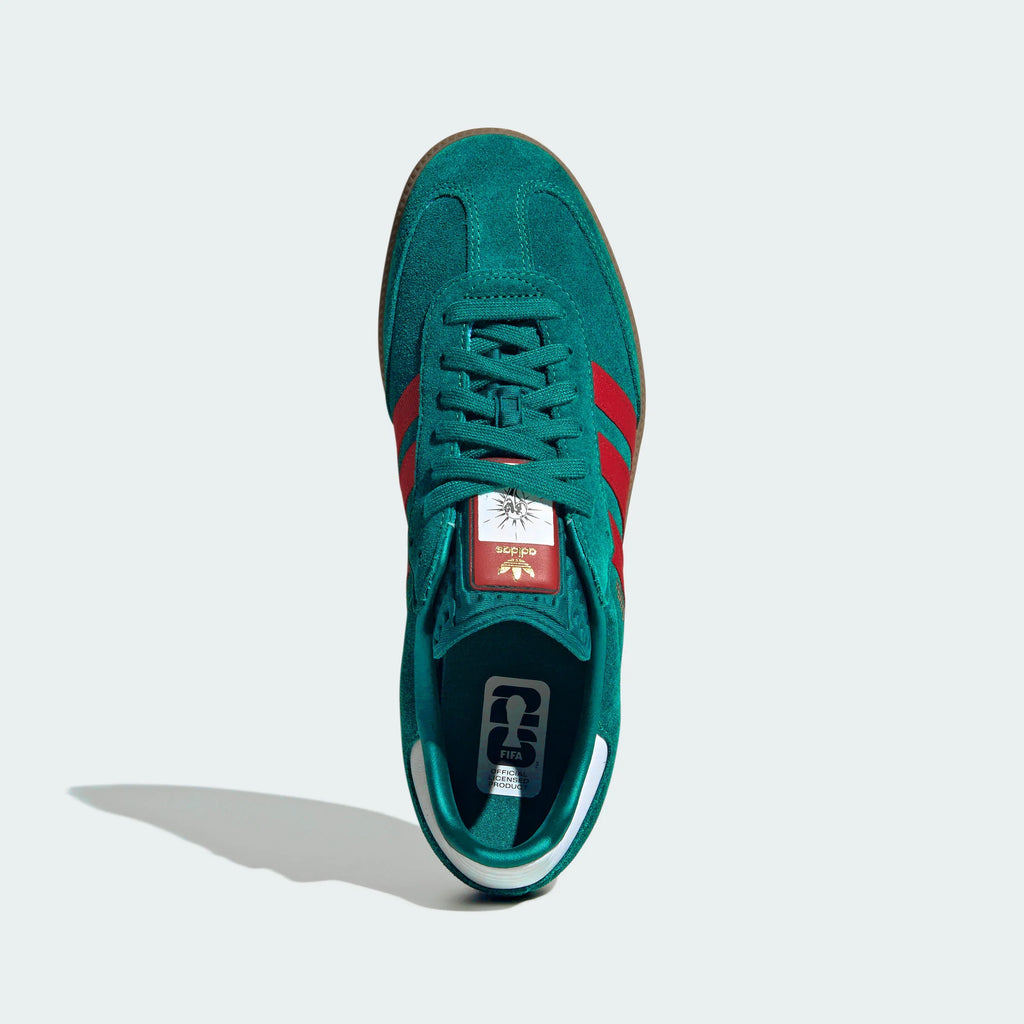 Adidas Originals – Dark Green / Red Suede Casual Sneakers
