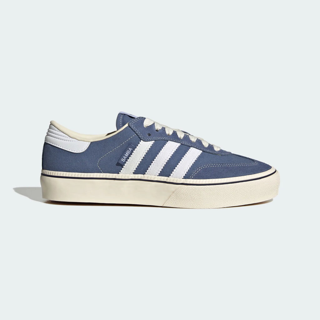Adidas Originals – Navy Blue / White Canvas Platform Casual Sneakers