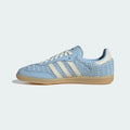 Adidas Originals – Light Blue / Cream Woven Suede Casual Sneakers